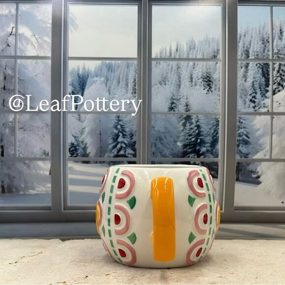 Colorful Fish Shaped Ceramic Mug 16oz Coffee Cup Whimsical Ocean-Inspired - Picture 8 of 10